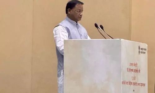 सीएम माझी ने भाजपा के 46वें स्थापना दिवस पर फहराया झंडा