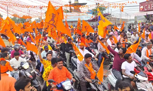 Rajamahendravaram में निकाली गई श्री राम शोभा यात्रा