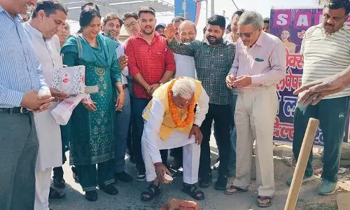Yamunanagar में नालियों और सीवरों का निर्माण कार्य शुरू