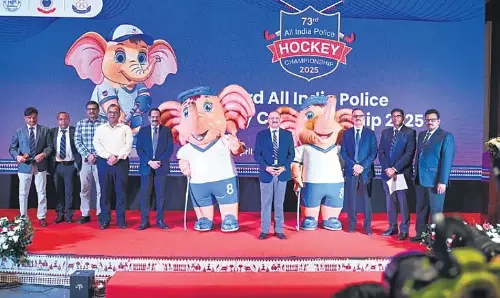 DGP ने अखिल भारतीय पुलिस हॉकी चैंपियनशिप 2025 के लिए शुभंकर ‘आशा’ का अनावरण किया