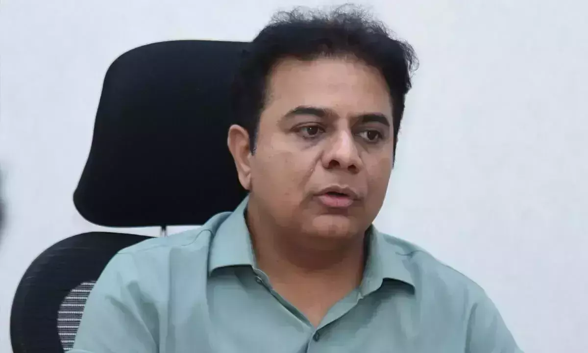 KTR ने लोगों से भूमि की रक्षा के लिए छात्रों की लड़ाई को आगे बढ़ाने का आह्वान किया
