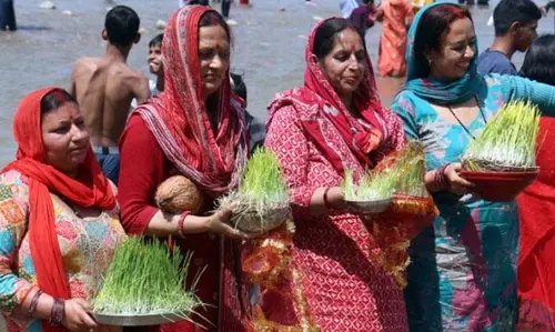 Jammu: कंजक पूजन और साख विसर्जन के साथ नवरात्रि का समापन