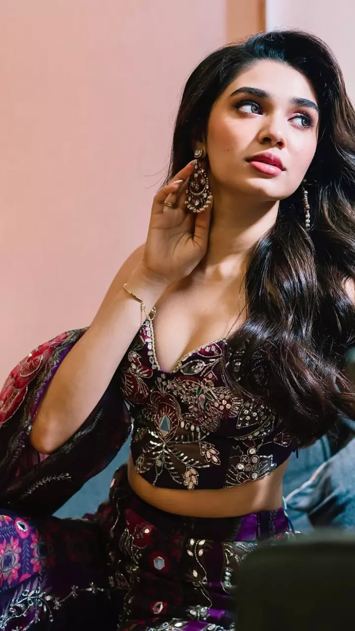 कृति शेट्टी का लहंगा लुक