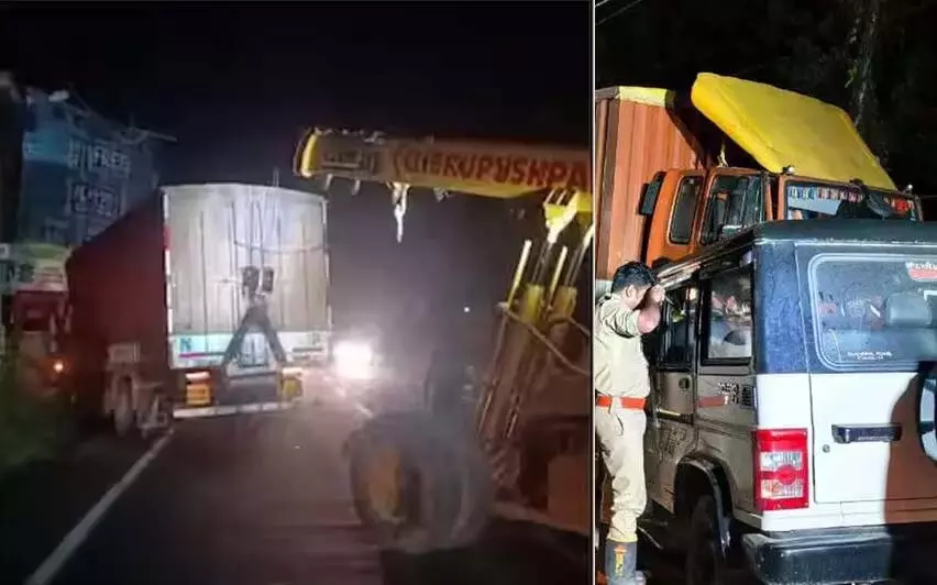 कोट्टायम में जीप और लॉरी की टक्कर में दो की मौत; तीन लोग घायल हो गए कोट्टायम में जीप और लॉरी की टक्कर में दो की मौत; तीन लोग घायल हो गए
