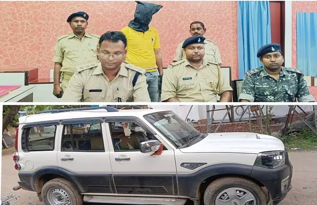 Chandil से लूटी गई स्कॉर्पियो दो घंटा में बरामद, एक गिरफ्तार Chandil से लूटी गई स्कॉर्पियो दो घंटा में बरामद, एक गिरफ्तार