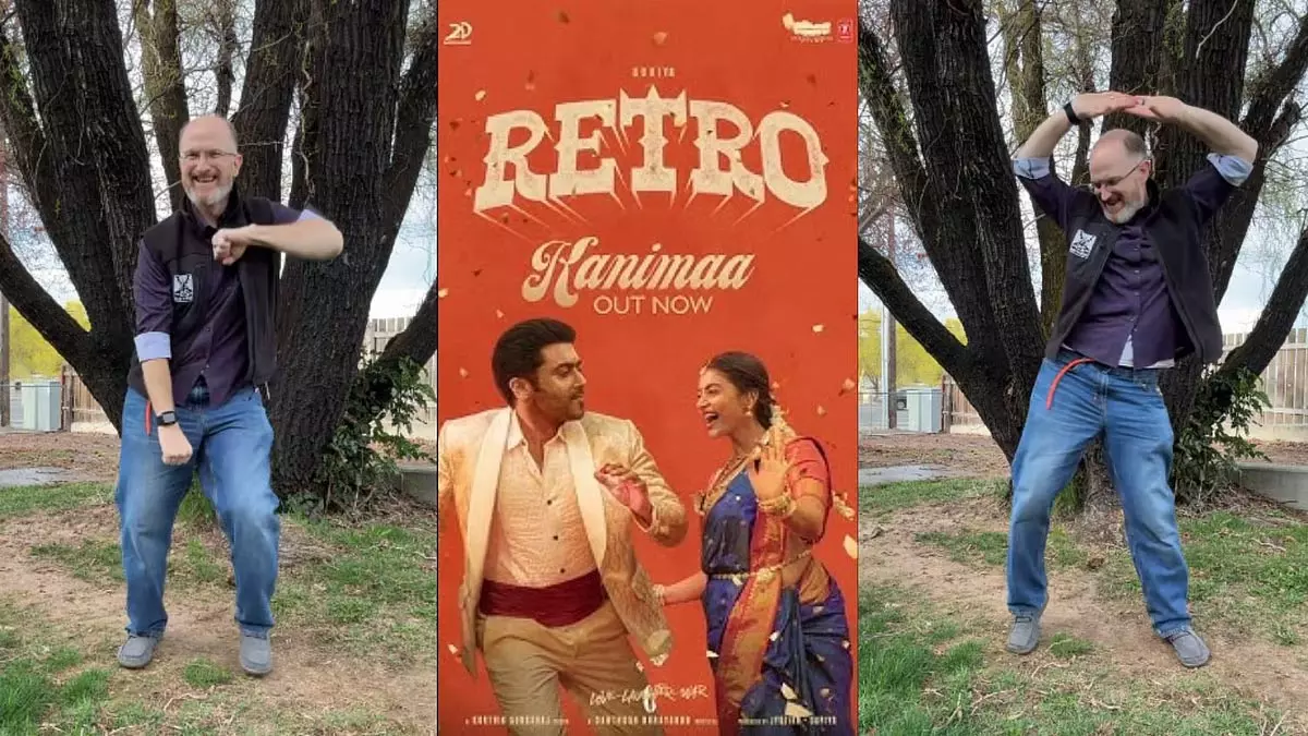 डांसिंग डैड ने तमिल स्टार सूर्या के रेट्रो गाने कनिमा पर डांस किया, VIDEO जमकर वायरल डांसिंग डैड ने तमिल स्टार सूर्या के रेट्रो गाने कनिमा पर डांस किया, VIDEO जमकर वायरल