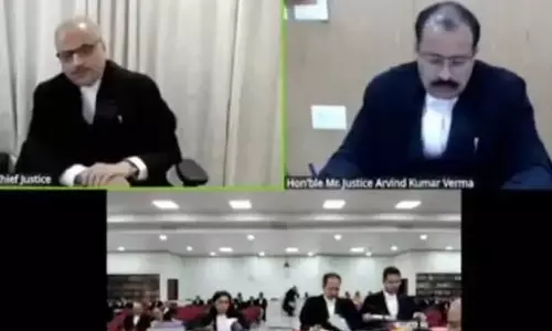 CG हाईकोर्ट के चीफ जस्टिस ने वर्चुअल जुड़कर मामलों की सुनवाई की