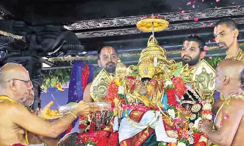 Telangana के भद्राचलम में राम पट्टाभिषेकम मनाया गया