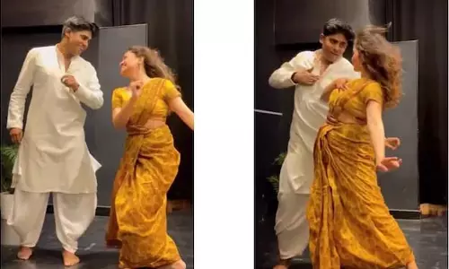 अभी न जाओ छोड़कर गाने पर कपल ने किया ऐसा डांस, धड़ल्ले से वायरल हुआ VIDEO