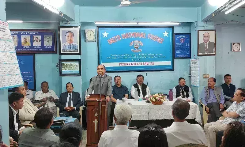 Zoramthanga का दावा है कि अमित शाह एमएनएफ की मिजोरम सरकार की बोली का समर्थन