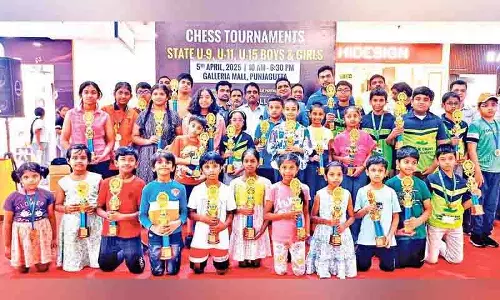 Hyderabad स्थानीय शतरंज: रितेश, सुशीला, भरत कुमार ने खिताब जीते Hyderabad स्थानीय शतरंज: रितेश, सुशीला, भरत कुमार ने खिताब जीते