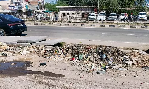 Haryana : नरवाना में नाली के ढक्कन गायब