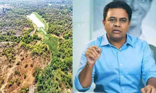 कांचा गच्चीबौली भूमि विवाद के पीछे बहुत बड़ा घोटाला: KTR