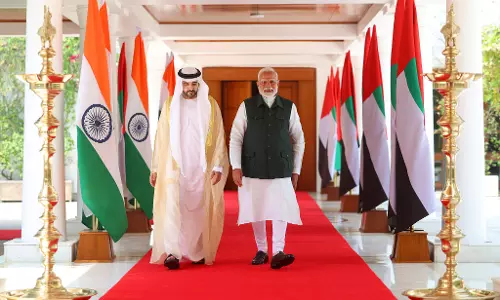 प्रधानमंत्री नरेंद्र मोदी से मिलकर खुशी हुई: दुबई के क्राउन प्रिंस
