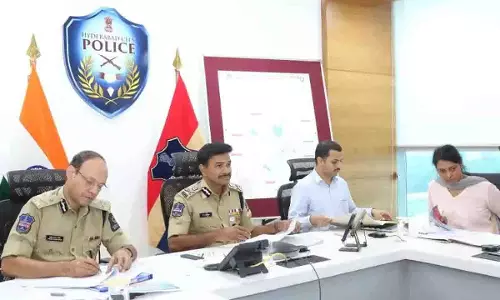 हनुमान जयंती से पहले Hyderabad पुलिस ने सुरक्षा उपायों की समीक्षा की हनुमान जयंती से पहले Hyderabad पुलिस ने सुरक्षा उपायों की समीक्षा की