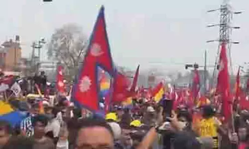 राजशाही समर्थक RPP ने काठमांडू में प्रतिबंध, विरोध प्रदर्शन की अवहेलना की