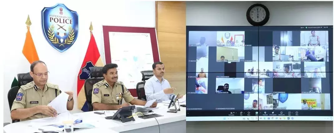 Telangana: आनंद ने हनुमान यात्रा की सुरक्षा की समीक्षा की Telangana: आनंद ने हनुमान यात्रा की सुरक्षा की समीक्षा की