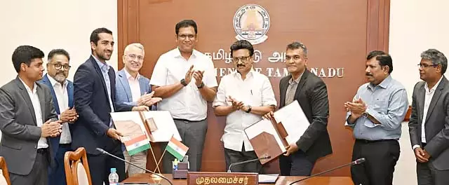 Tamil Nadu : 5,000 लोगों के लिए रोजगार सृजन हेतु 1,000 करोड़ के निवेश हेतु समझौता ज्ञापन पर हस्ताक्षर Tamil Nadu : 5,000 लोगों के लिए रोजगार सृजन हेतु 1,000 करोड़ के निवेश हेतु समझौता ज्ञापन पर हस्ताक्षर