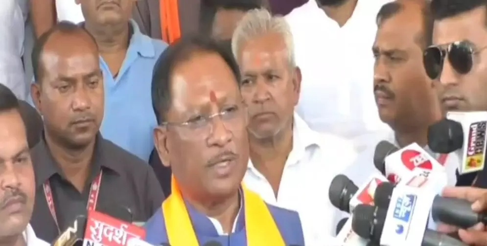 वन नेशन वन इलेक्शन लागू होने से देश को बहुत लाभ होगा : CM विष्णुदेव साय वन नेशन वन इलेक्शन लागू होने से देश को बहुत लाभ होगा : CM विष्णुदेव साय