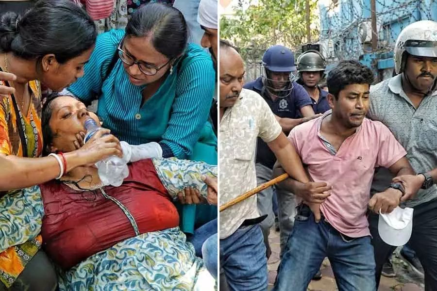 Mamata के आश्वासन के बावजूद नौकरी चाहने वालों के विरोध प्रदर्शन पर पुलिस ने लाठीचार्ज किया Mamata के आश्वासन के बावजूद नौकरी चाहने वालों के विरोध प्रदर्शन पर पुलिस ने लाठीचार्ज किया
