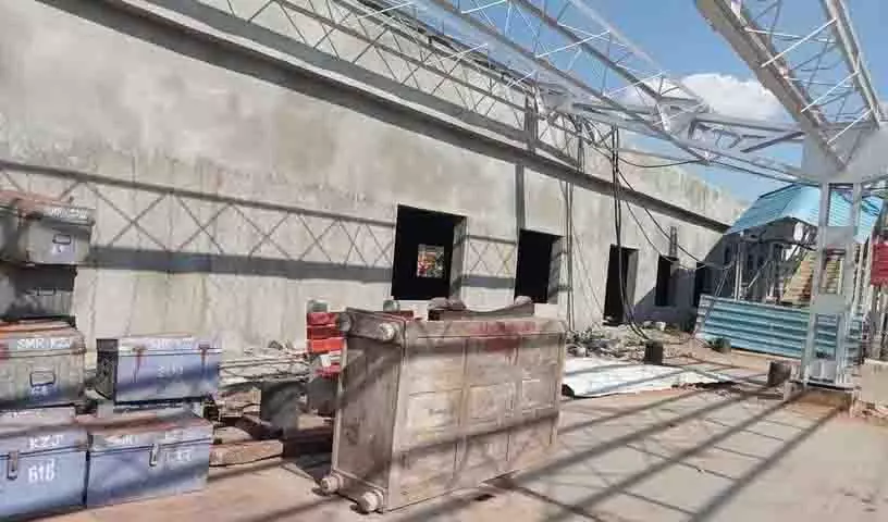 कोठागुडेम रेलवे स्टेशन का आधुनिकीकरण कार्य तेज गति से चल रहा: SCR कोठागुडेम रेलवे स्टेशन का आधुनिकीकरण कार्य तेज गति से चल रहा: SCR