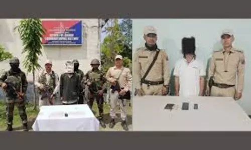 Manipur: इंफाल घाटी में जबरन वसूली के आरोप में दो उग्रवादी गिरफ्तार