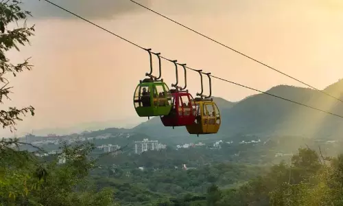 घाटी से होकर आकाश यात्रा; रोपवे परियोजना आ रही घाटी से होकर आकाश यात्रा; रोपवे परियोजना आ रही
