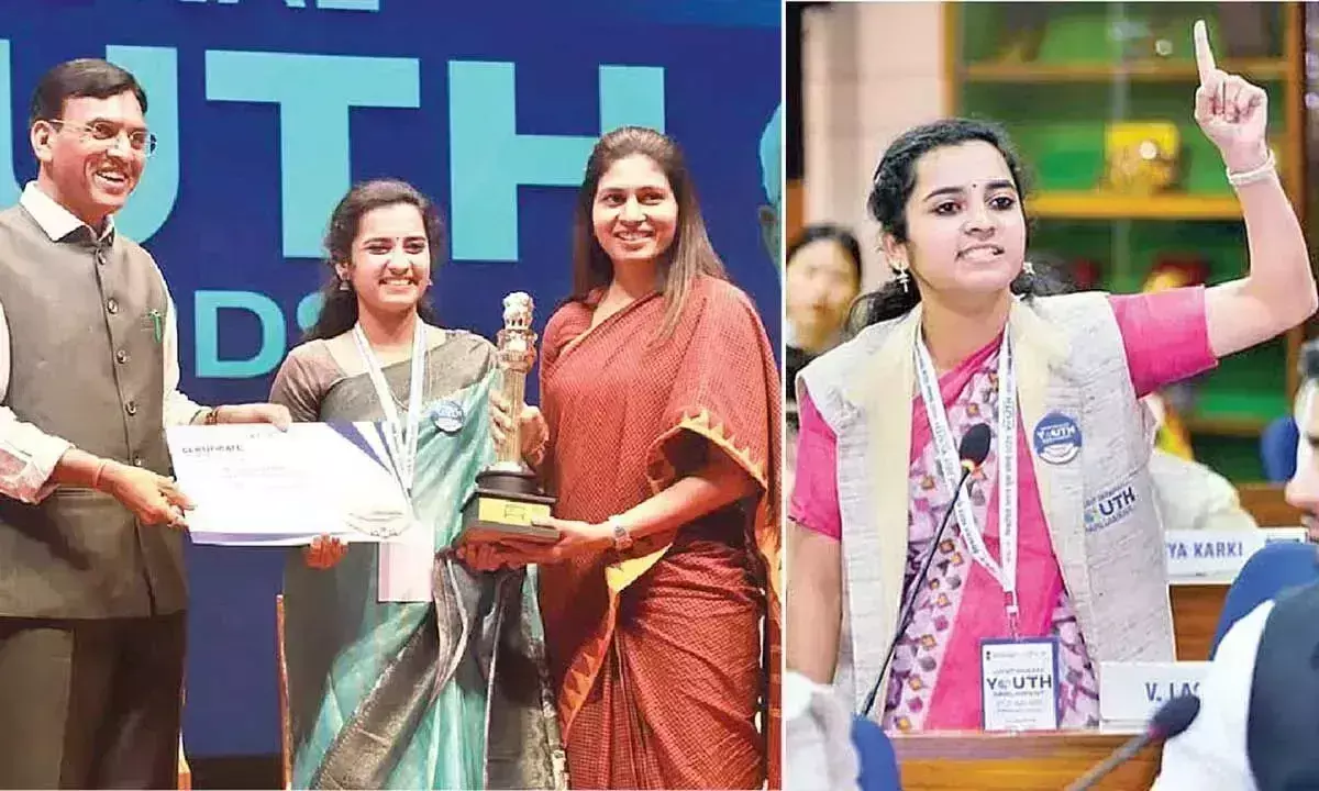 अनाकापल्ली की लड़की ने विकसित भारत युवा संसद में पुरस्कार जीता अनाकापल्ली की लड़की ने विकसित भारत युवा संसद में पुरस्कार जीता