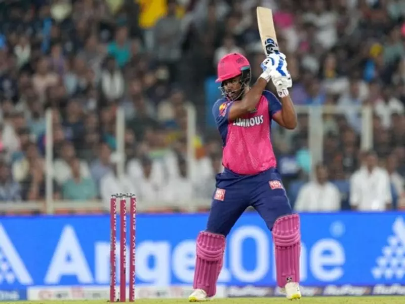 IPL 2025 राजस्थान रॉयल्स की धीमी ओवर गति पर संजू सैमसन पर जुर्माना IPL 2025 राजस्थान रॉयल्स की धीमी ओवर गति पर संजू सैमसन पर जुर्माना