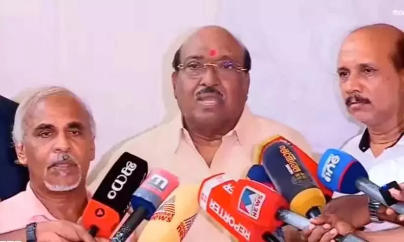 INL नेताओं ने वेल्लप्पल्ली का समर्थन किया INL नेताओं ने वेल्लप्पल्ली का समर्थन किया