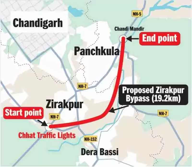 Chandigarh: बाईपास से ट्राइसिटी निवासियों को मिलेगी बड़ी राहत Chandigarh: बाईपास से ट्राइसिटी निवासियों को मिलेगी बड़ी राहत
