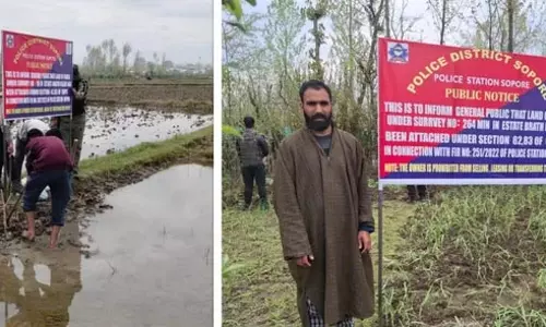 Sopore: लश्कर के दो आतंकियों और सरगनाओं की संपत्ति जब्त Sopore: लश्कर के दो आतंकियों और सरगनाओं की संपत्ति जब्त