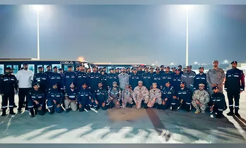 UAE ने म्यांमार मिशन के लिए खोज और बचाव दल को सम्मानित किया UAE ने म्यांमार मिशन के लिए खोज और बचाव दल को सम्मानित किया