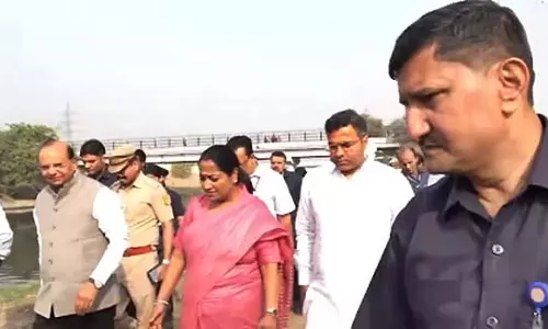 Delhi CM: उप-जल निकासी का निरीक्षण किया