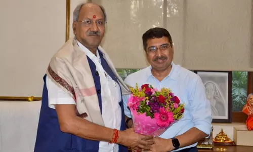 MP अग्रवाल से छत्तीसगढ़ मेडिकल सर्विस कॉर्पोरेशन लिमिटेड के नवनियुक्त अध्यक्ष  दीपक महस्के ने की मुलाकात