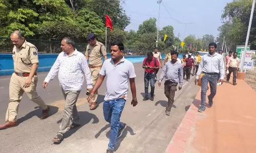 कोरबा में कई प्रदर्शनकारी गिरफ्तार, दौर पर पहुंचे है केंद्रीय मंत्री जी किशन रेड्डी
