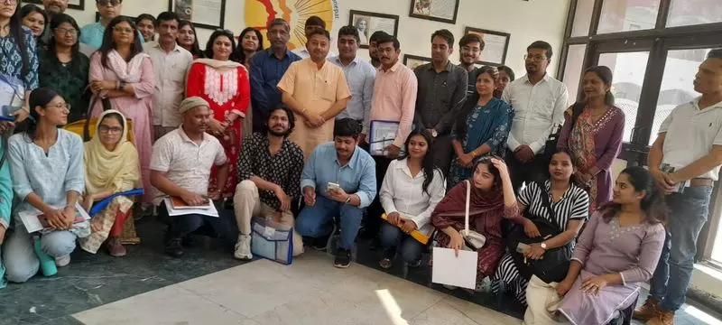 Haryana : विश्वविद्यालय ने सामाजिक जागरूकता पैदा करने में मीडिया की भूमिका पर कार्यशाला आयोजित Haryana : विश्वविद्यालय ने सामाजिक जागरूकता पैदा करने में मीडिया की भूमिका पर कार्यशाला आयोजित