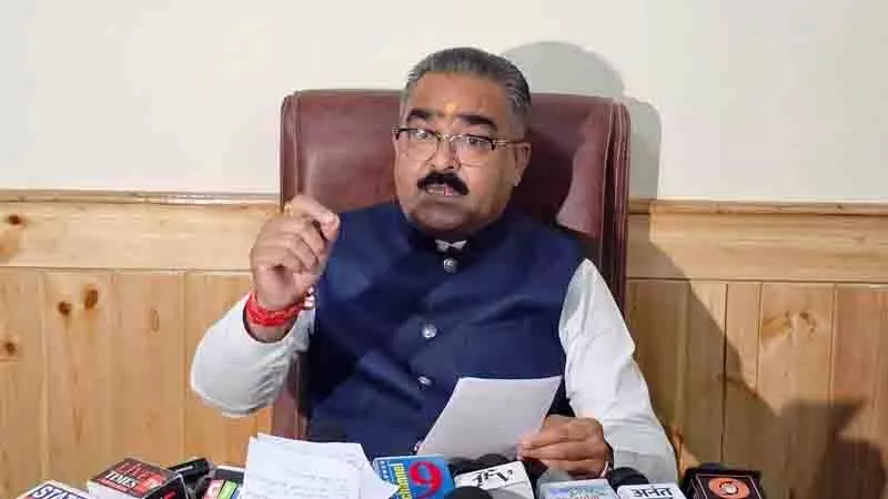विधायक ने जलविद्युत परियोजना की स्थापना की CBI जांच की मांग की विधायक ने जलविद्युत परियोजना की स्थापना की CBI जांच की मांग की