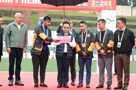 Sikkim प्रीमियर लीग-3 का बाईचुंग स्टेडियम में आगाज Sikkim प्रीमियर लीग-3 का बाईचुंग स्टेडियम में आगाज