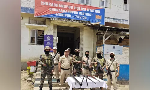 Manipur: सुरक्षा बलों ने चलाया तलाशी अभियान, हथियार और गोला-बारूद बरामद किए