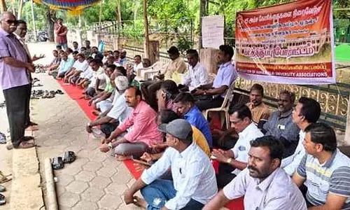 Tamil Nadu : अन्नामलाई विश्वविद्यालय में विरोध प्रदर्शन जारी
