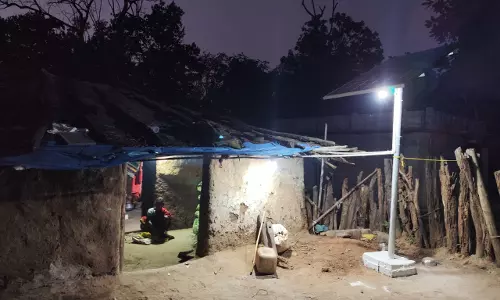 सौर ऊर्जा से रोशन हुए 25 बैगा परिवारों के आशियाने