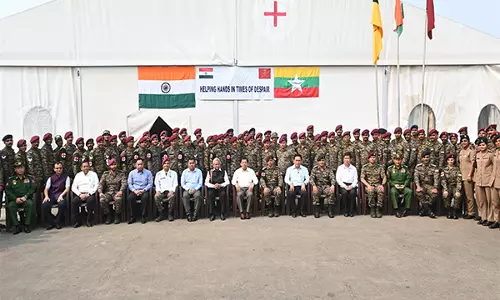 Myanmar में भारत के फील्ड अस्पताल ने भूकंप राहत प्रयासों में 1,651 रोगियों का इलाज किया Myanmar में भारत के फील्ड अस्पताल ने भूकंप राहत प्रयासों में 1,651 रोगियों का इलाज किया