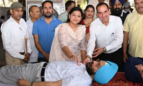 Haryana : पुलिस अकादमी में रक्तदान शिविर का आयोजन