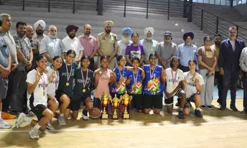 Ludhiana: बास्केटबॉल लीग मैच समाप्त