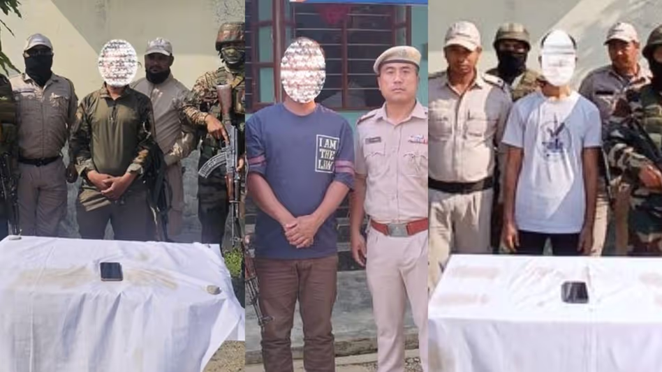 Manipur पुलिस ने तीन उग्रवादियों को गिरफ्तार किया Manipur पुलिस ने तीन उग्रवादियों को गिरफ्तार किया