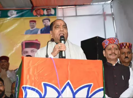 चंबा में गरजे जयराम ठाकुर, कांग्रेस सरकार पर लगाए जनता की समस्याओं की अनदेखी के आरोप चंबा में गरजे जयराम ठाकुर, कांग्रेस सरकार पर लगाए जनता की समस्याओं की अनदेखी के आरोप