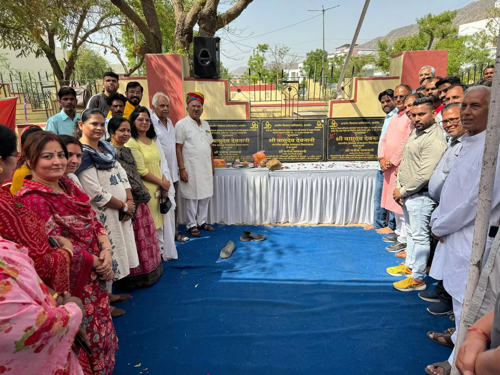 Jaipur: देवनानी विधानसभा अध्यक्ष ने किया नगीना बाग क्षेत्र में नाला निर्माण कार्य का शुभारम्भ Jaipur: देवनानी विधानसभा अध्यक्ष ने किया नगीना बाग क्षेत्र में नाला निर्माण कार्य का शुभारम्भ