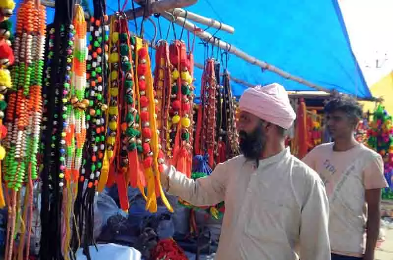 Amritsar के सदियों पुराने गांव के मेले में किसान और पशुपालक आए Amritsar के सदियों पुराने गांव के मेले में किसान और पशुपालक आए
