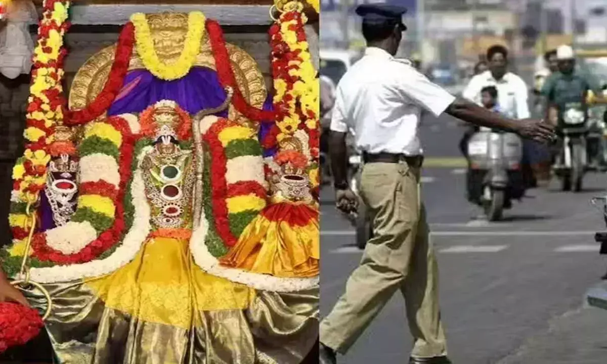 सीताराम कल्याणोत्सव के दौरान कडप्पा में यातायात परिवर्तन लागू किया गया सीताराम कल्याणोत्सव के दौरान कडप्पा में यातायात परिवर्तन लागू किया गया
